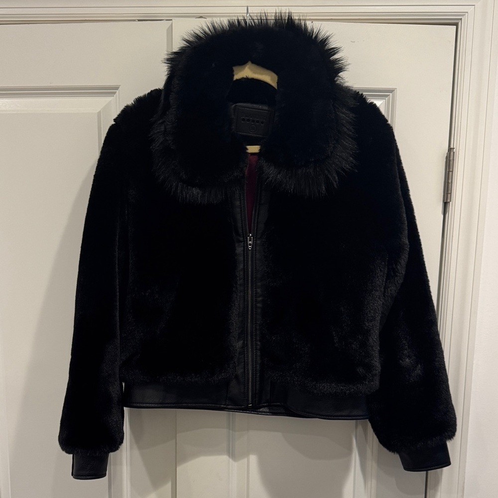 Blank NYC Black Teddy Jacket